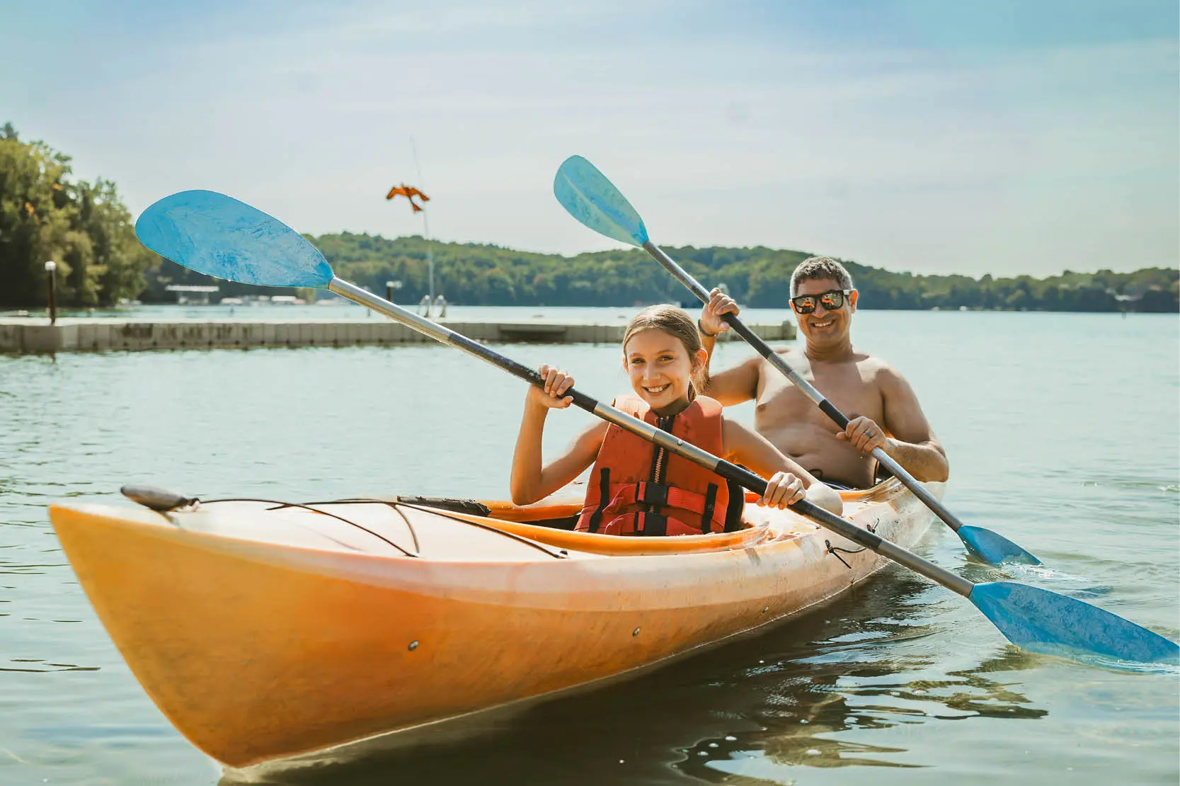 Two‑person kayak rental at The Osthoff Resort & Spa