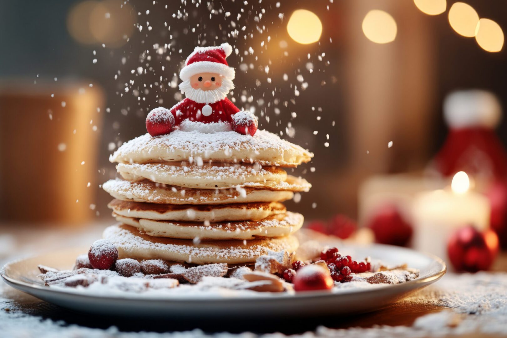 Breakfast with Santa event at The Osthoff Resort featuring festive holiday décor and family activities