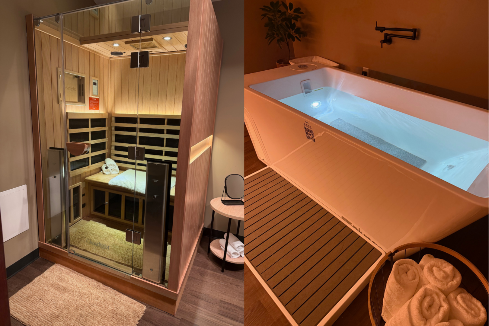 Enjoy contrast therapy at Osthoff Resort spa, alternating hot and cold treatments for relaxation.