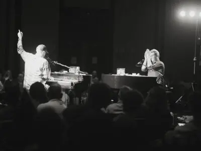 Double the Fun Dueling Pianos show at The Osthoff Resort featuring high‑energy musical entertainment and audience interaction