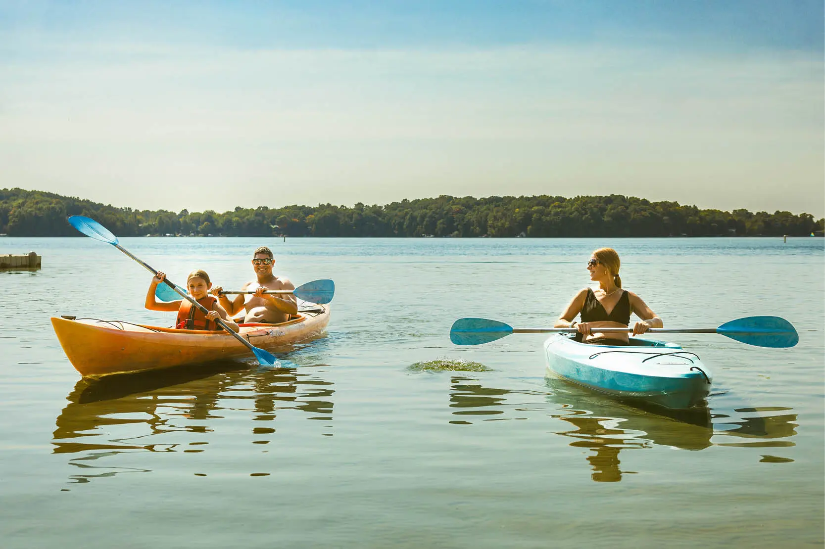Single kayak rental at The Osthoff Resort & Spa