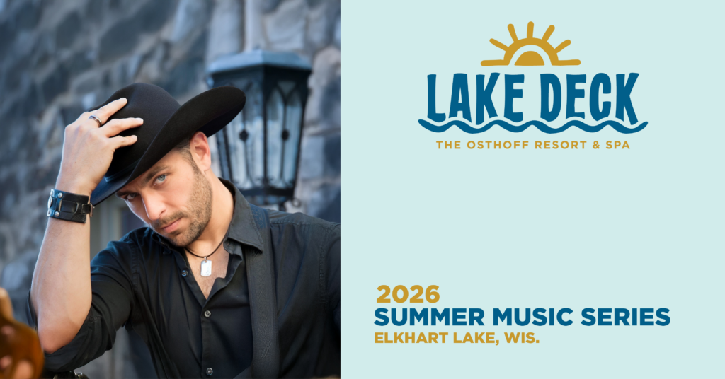 Live music on the lakefront at The Osthoff Resort featuring Brent Bel & the Boys