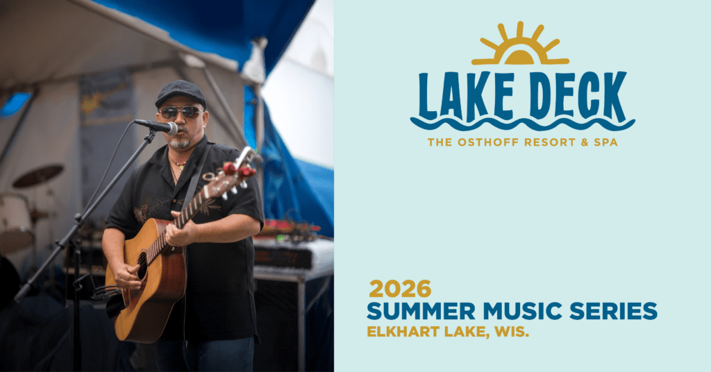 Live music on the lakefront at The Osthoff Resort featuring Gene Gruber