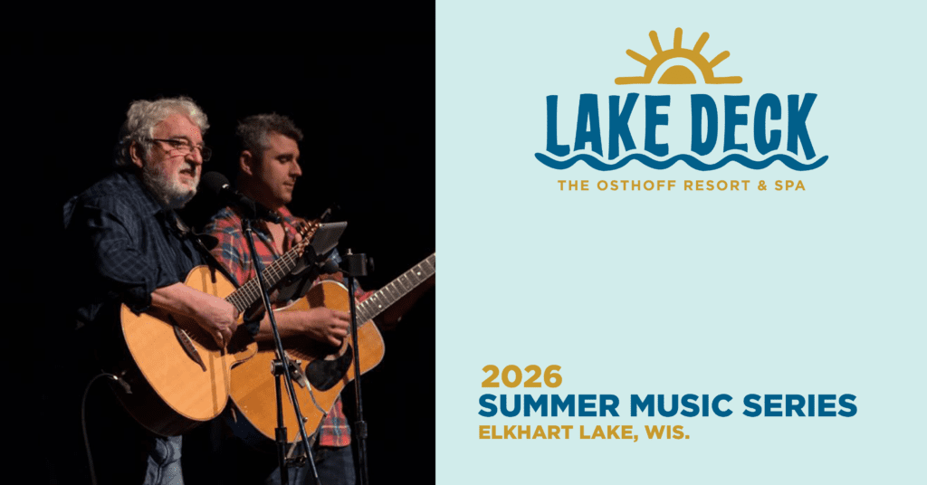 Live music on the lakefront at The Osthoff Resort featuring The Abler Boys