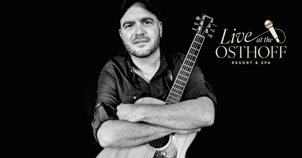 Mark Croft performing live music at The Osthoff Resort & Spa in Elkhart Lake.