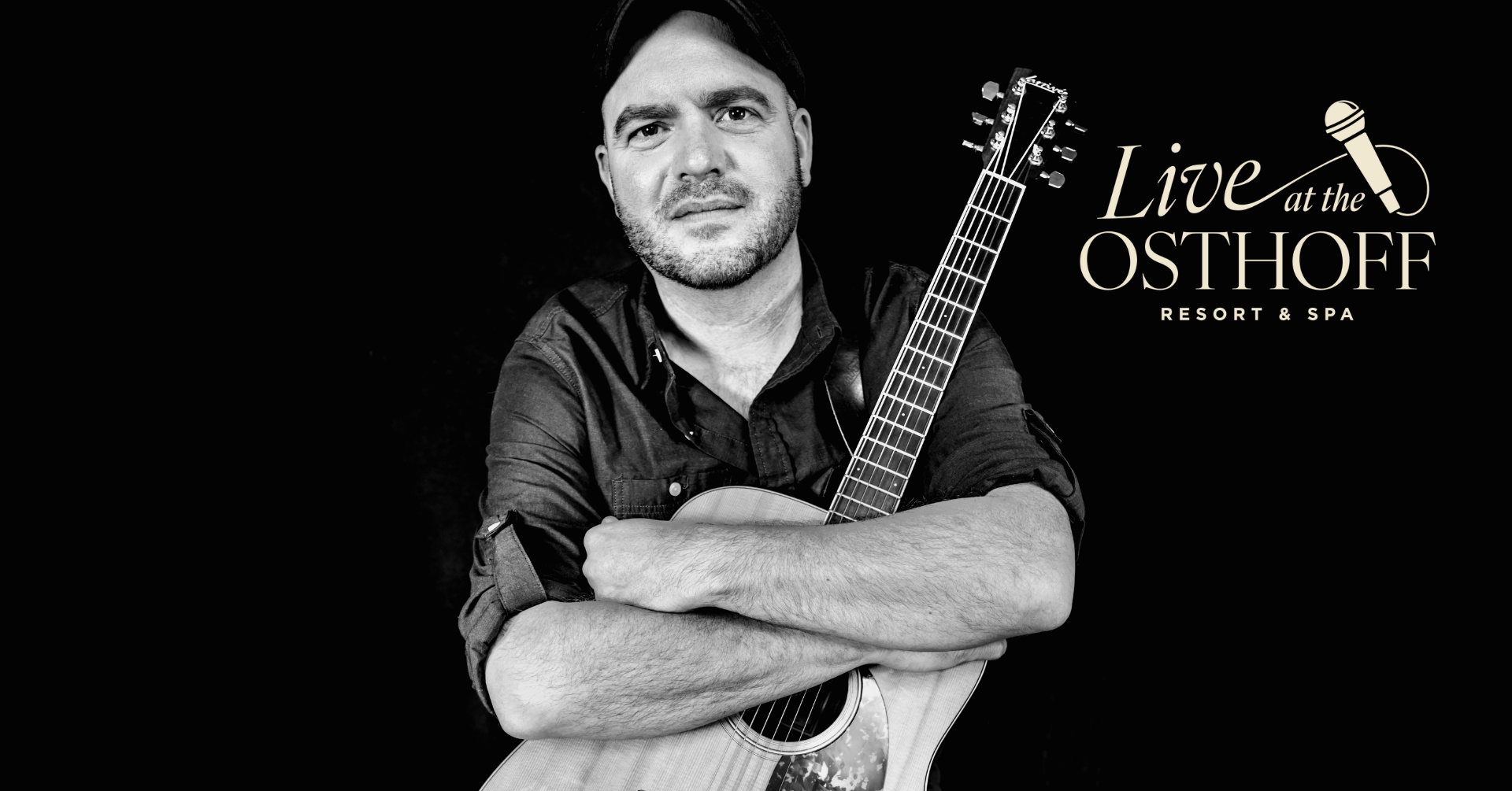 Mark Croft performing live music at The Osthoff Resort & Spa in Elkhart Lake.