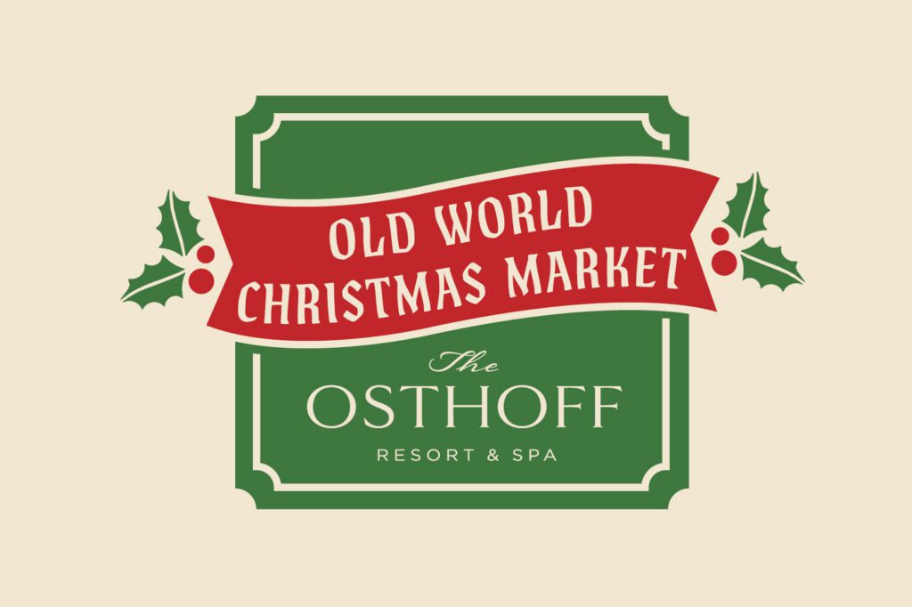 Old World Christmas Market logo for The Osthoff Resort’s European‑inspired holiday market