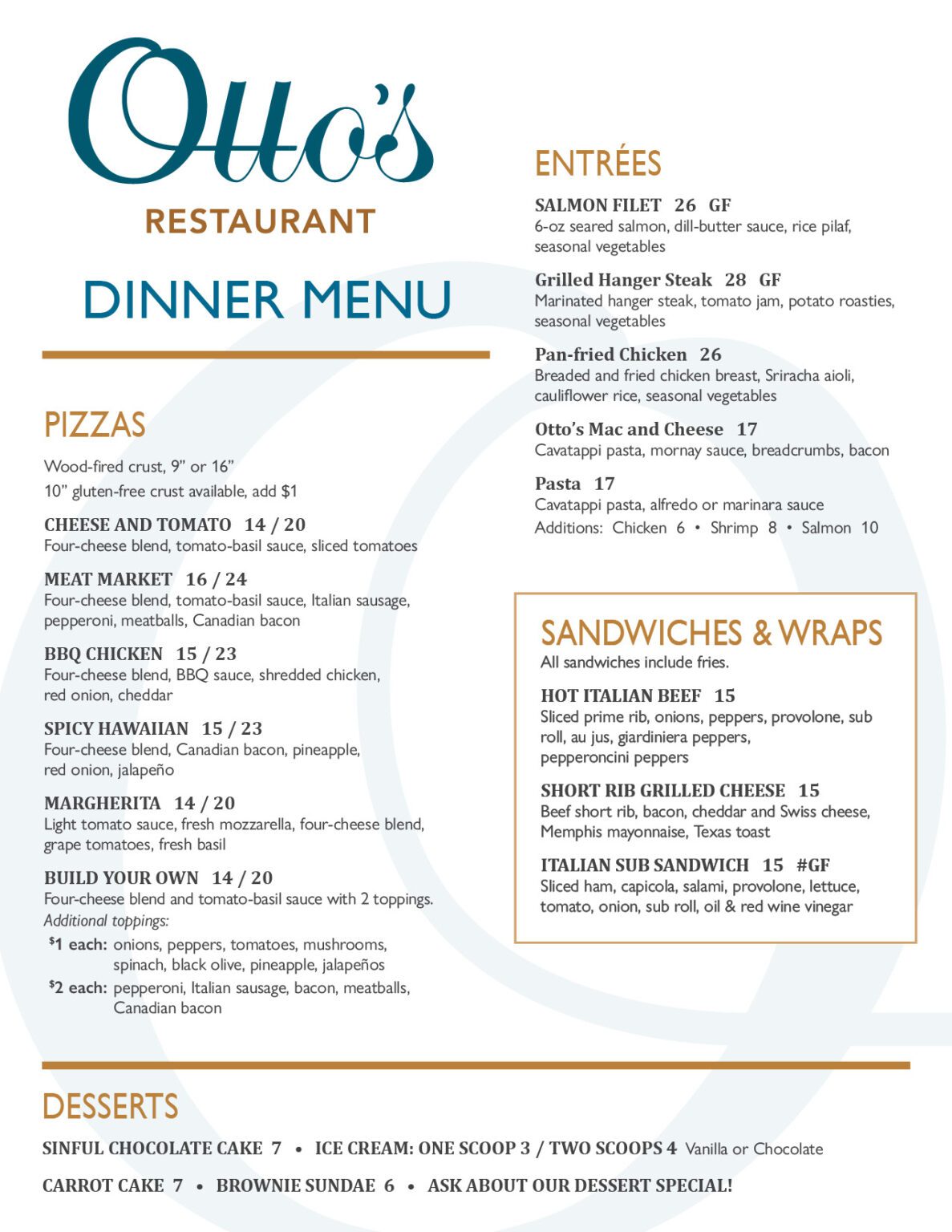 Otto’s Restaurant The Osthoff Resort