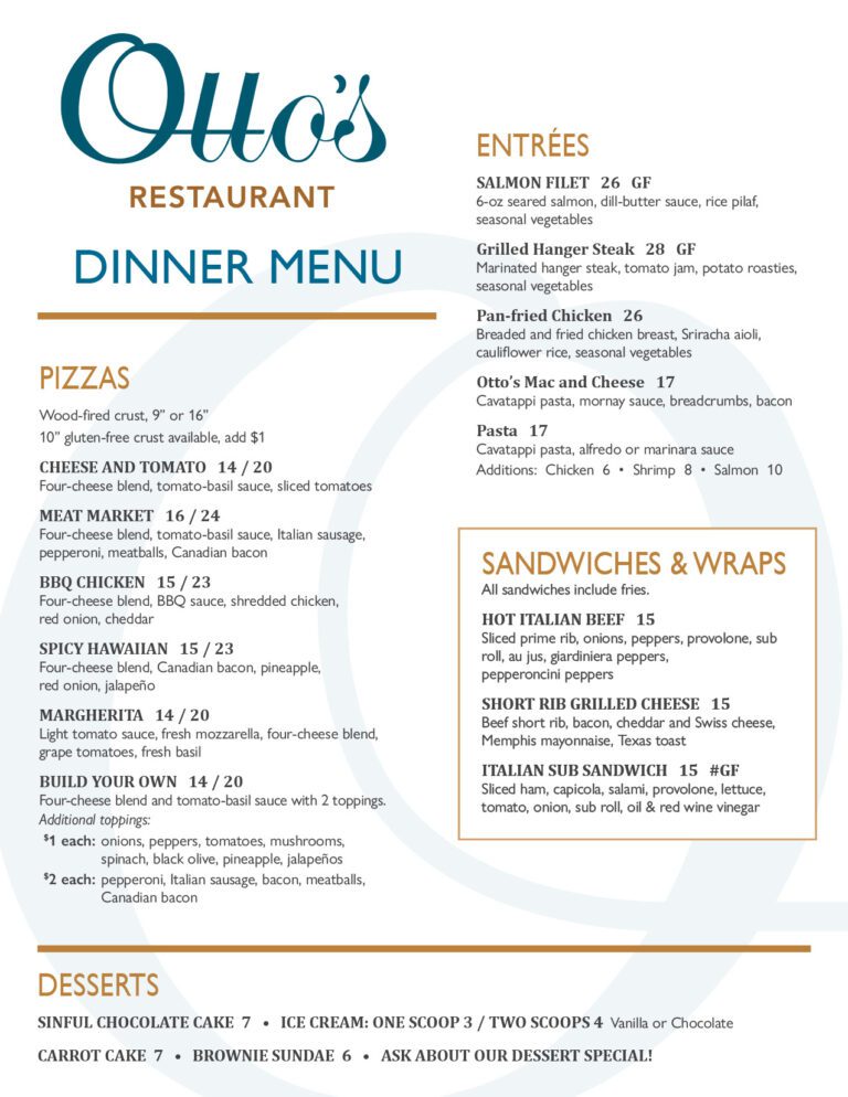 Otto’s Restaurant The Osthoff Resort