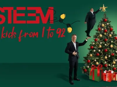 STEEM Holiday Music Show at The Osthoff Resort & Spa featuring family-friendly soft rock and festive holiday music