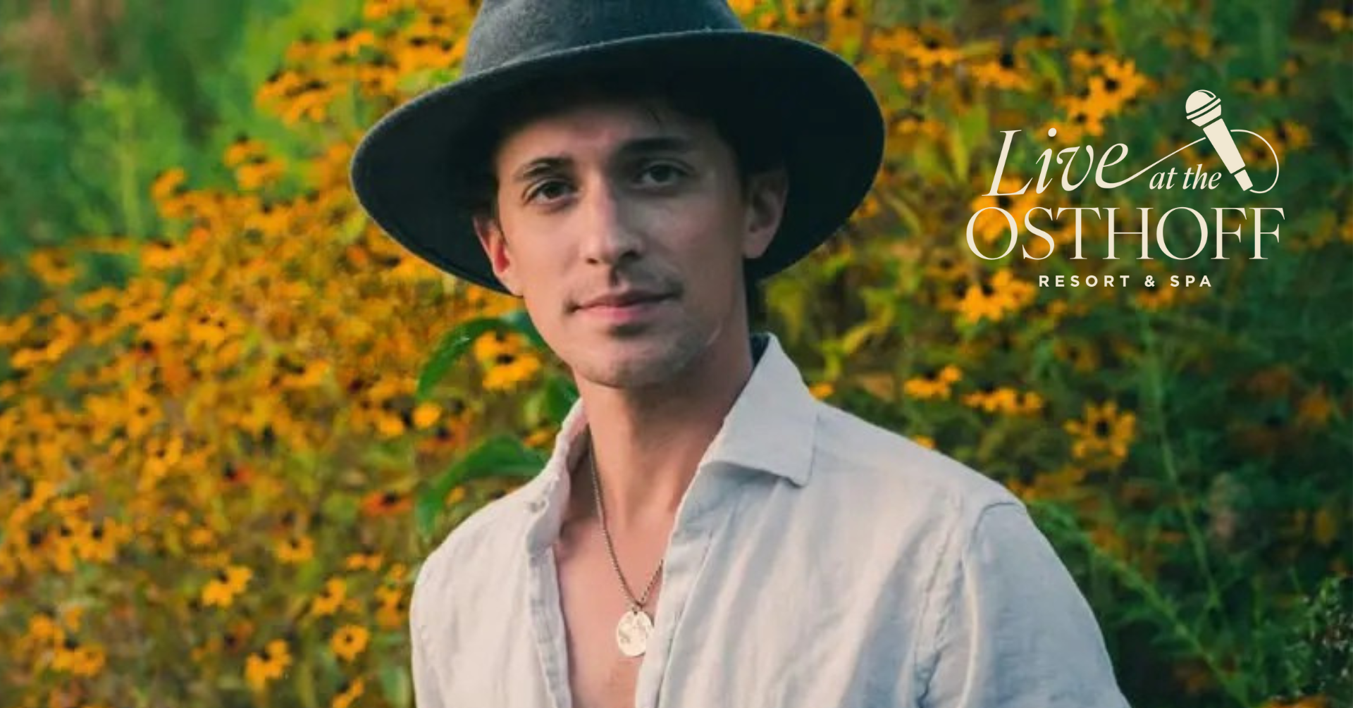 Seth James performing live music at The Osthoff Resort & Spa in Elkhart Lake.