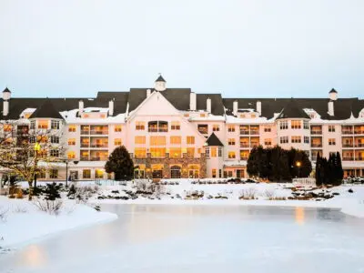 The holidays at the Osthoff Resort in Elkhart Lake, WI