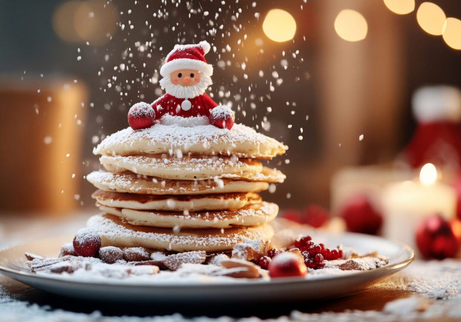 Breakfast with Santa event at The Osthoff Resort featuring festive holiday décor and family activities