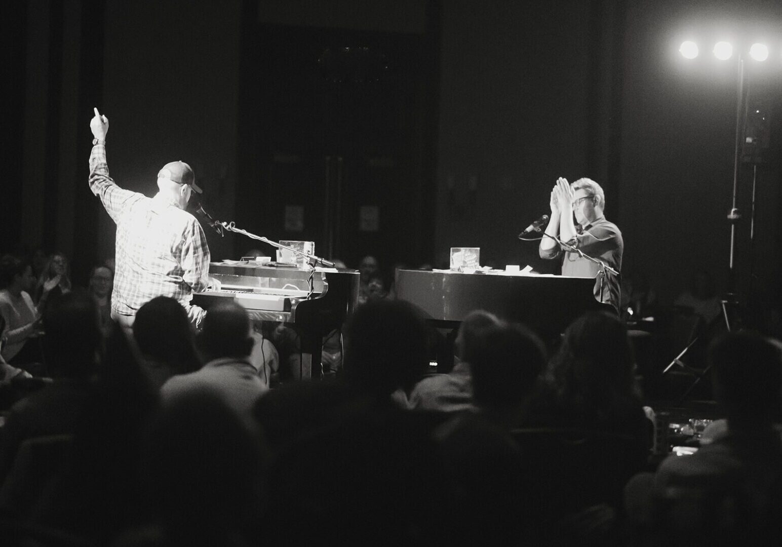 Double the Fun Dueling Pianos show at The Osthoff Resort featuring high‑energy musical entertainment and audience interaction