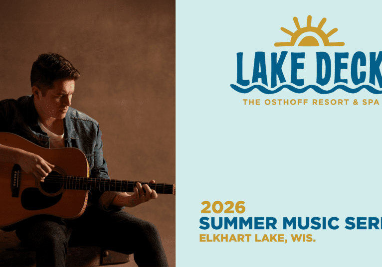 Brady Lee joins the Lake Deck Live Music Summer Concert Series 2026 at The Osthoff Resort & Spa, bringing a relaxed, lakeside atmosphere to Elkhart Lake. Guests can enjoy live music, refreshing drinks, and casual concession‑style dining while taking in beautiful waterfront views. Open to the public, this summer performance is part of a season‑long lineup designed to celebrate warm evenings, great music, and the charm of The Lake Deck.