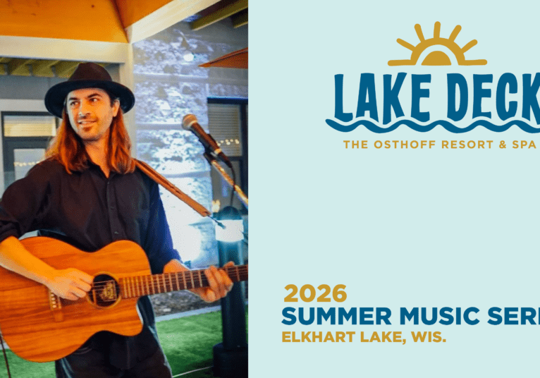 Live music on the lakefront at The Osthoff Resort featuring Ethan Keller