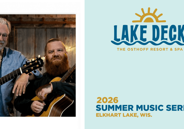 Live music on the lakefront at The Osthoff Resort featuring the Hipp‑Jones Duo