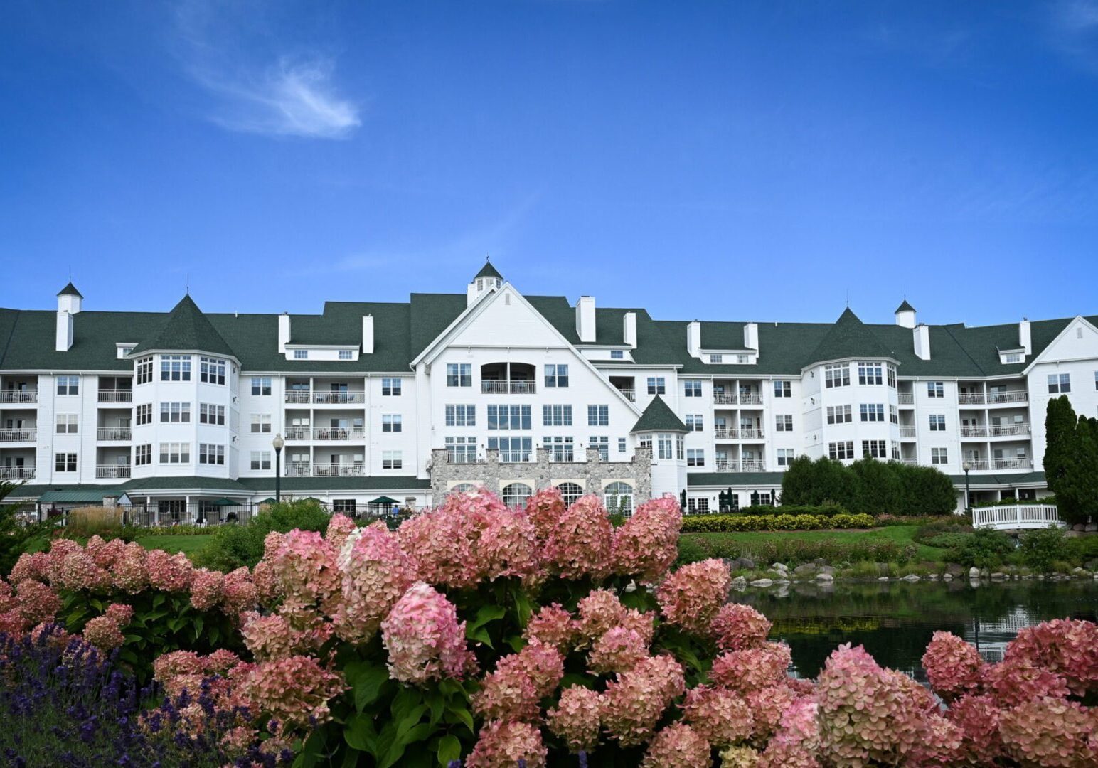 September getaway vacation package at The Osthoff Resort with lakeside views, dining, and seasonal relaxation.