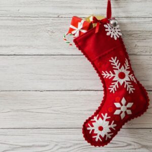 ornmnt stocking and ornament decorating