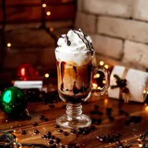 smoky holiday cocktail making